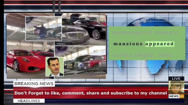 Luxury cars and high-end labels: shocked Syrians roam Assad family residences