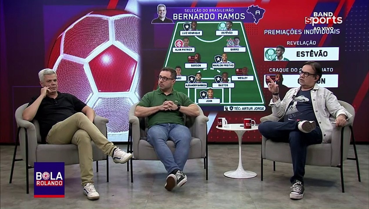 SELEÇÃO DO BRASILEIRÃO DE 2024: CONFIRA OS TIMES DOS INTEGRANTES DO PROGRAMA | BOLA ROLANDO