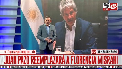 Juan Pazo reemplazará a Florencia Misrahi en ARCA