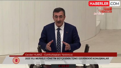 TBMM Genel Kurulu... Cevdet Yılmaz: "Belediyelerimiz Asli İşlerini Yapsınlar, Borçlarını da Ödesinler Diye Bekliyoruz"