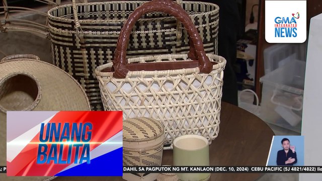 Paggamit ng bamboo sa pag-unlad ng mga komunidad at ekonomiya, binigyang-diin sa isang exhibit sa Kamara | Unang Balita