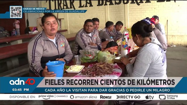 Fieles de la Virgen de Guadalupe viajan miles de kilómetros para llegar a la Basílica de Guadalupe