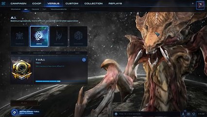 [StarCraft 2]No.0314--Great ZERG Player vs Hard A.I, LOSS[2-Base Ravager-Ling Attack].CUT.01'27-11'29