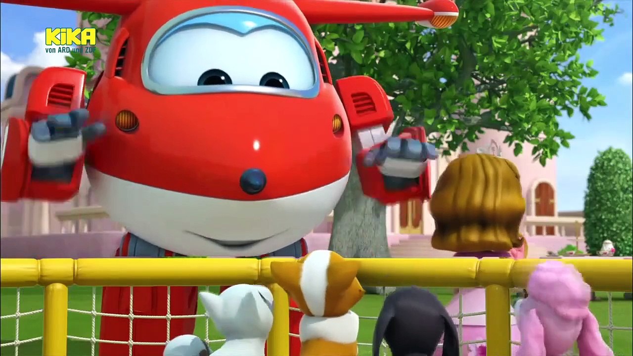 Super Wings DEUTSCH - Königliche Hundebabys - Schlittenfahren in der Wüste - Mon
