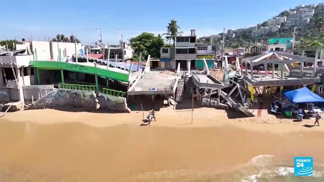 Acapulco, un paraíso en ruinas, espera su reconstrucción tras devastadores huracanes