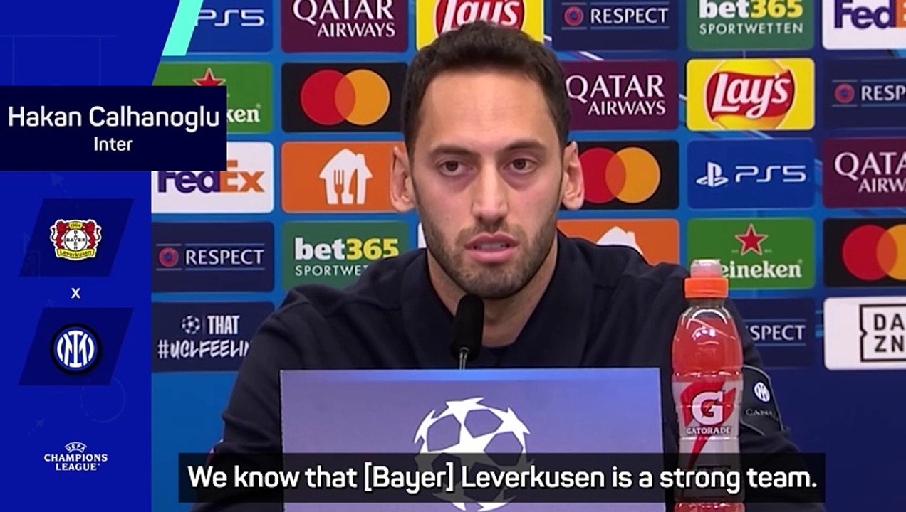 Inter 'ready' for Leverkusen clash - Calhanoglu