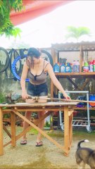 Genius Girl Repairs Lawn Mowers