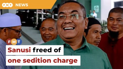 Sanusi freed of one sedition charge against Selangor sultan