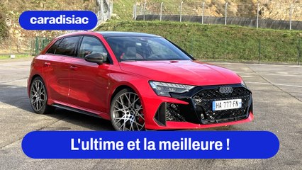 La dernière Audi RS 3 pourra nous quitter l'esprit tranquille