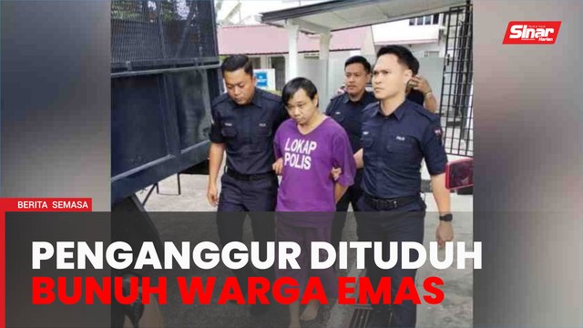 'Apa tu? Saya tidak faham,' kata penganggur yang dituduh bunuh warga emas