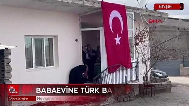 Nevşehir'e şehit ateşi düştü: Babaevine Türk bayrağı asıldı