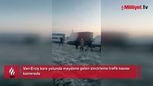 Van'da zincirleme trafik kazası! Çok sayıda yaralı var