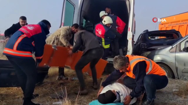 Van'da bir zincirleme trafik kazası daha meydana geldi