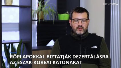 Szórólapokkal és online videókkal biztatják dezertálásra az észak-koreai katonákat