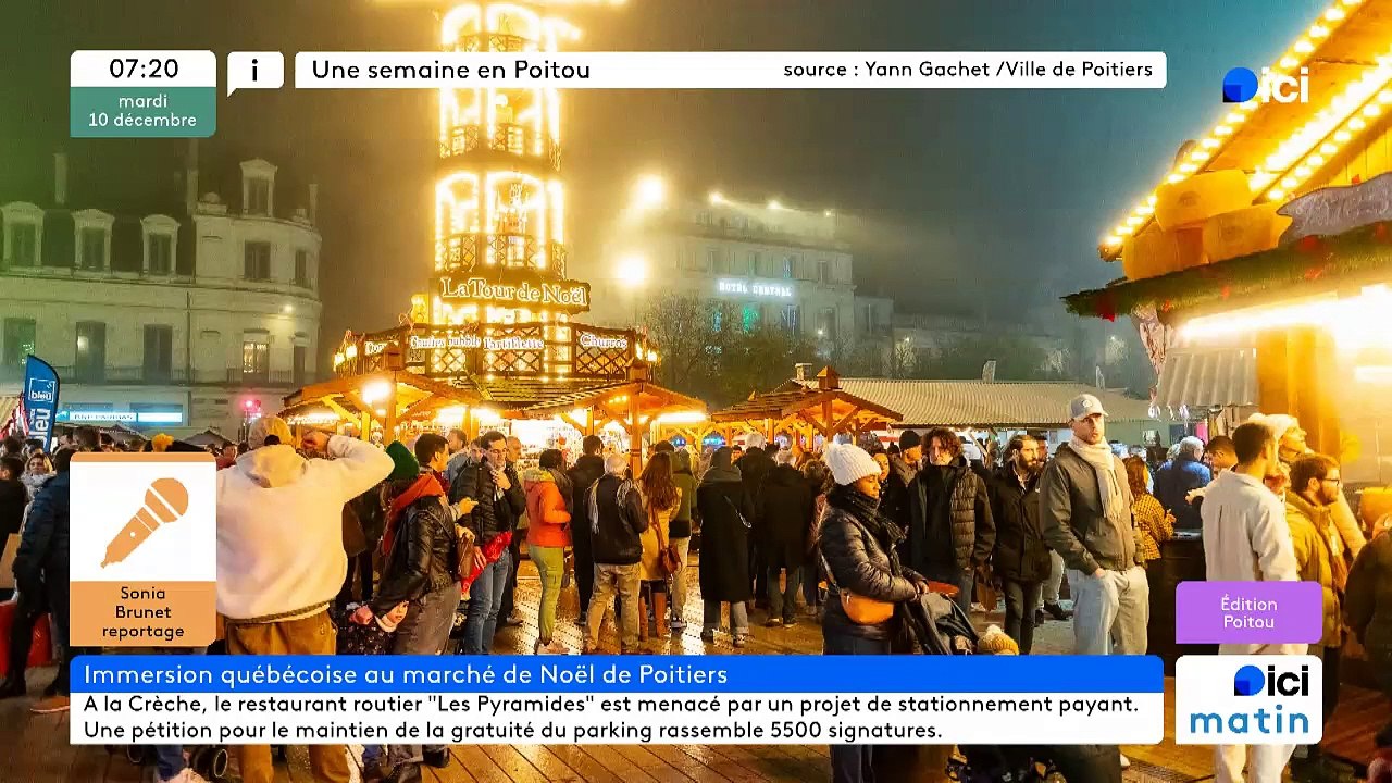 10/12/2024 - ICI Matin France Bleu Poitou en vidéo