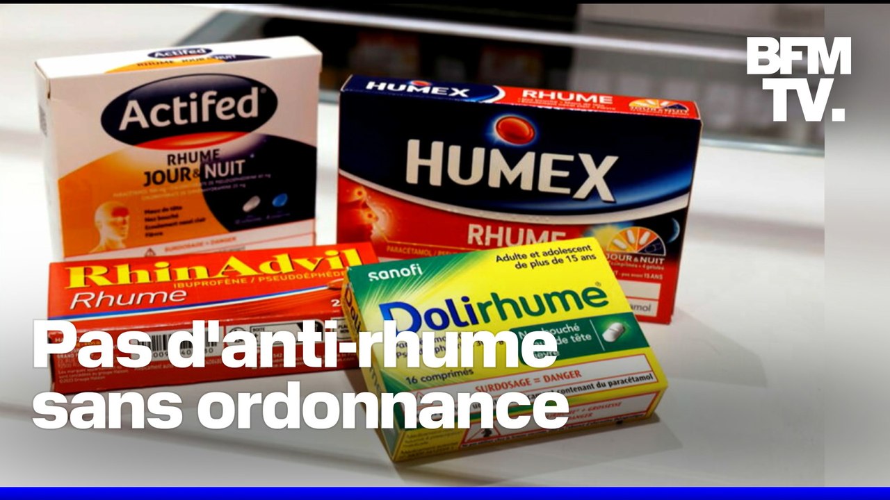 Actifed, Humex... Pourquoi ces médicaments anti-rhume vont être interdits à la vente libre