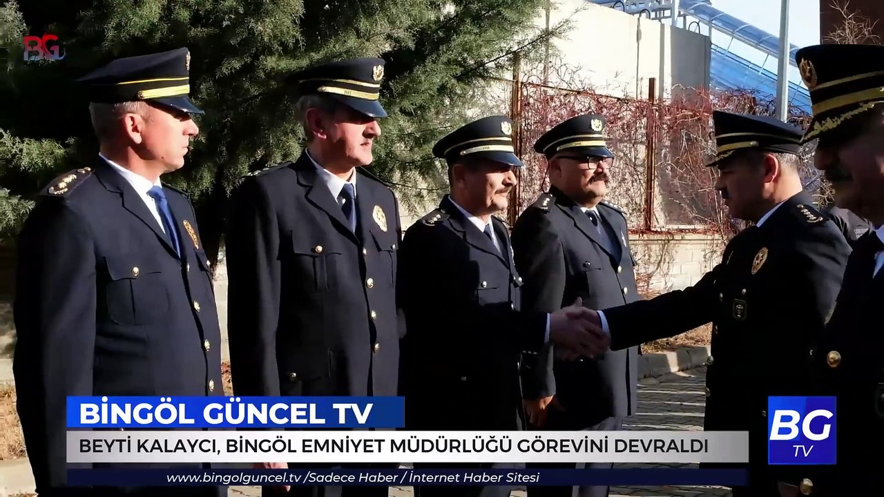 Beyti Kalaycı, Bingöl Emniyet Müdürlüğü Görevini Devraldı