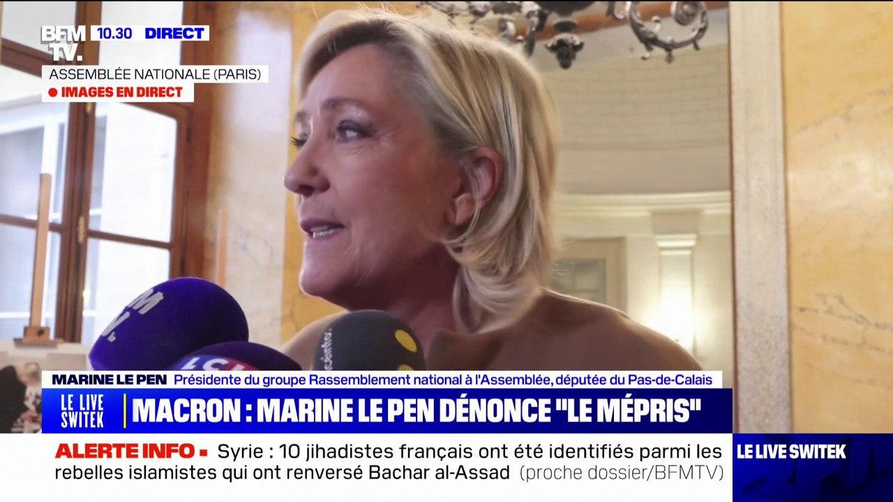 "De ce mépris, je fais mon miel": Marine Le Pen s'exprime sur l'absence du RN dans les consultations à l'Élysée