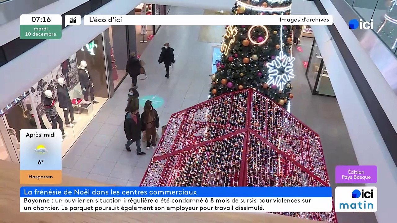 Noël au centre commercial Ametzondo