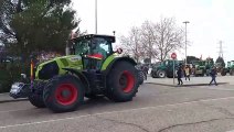 La tractorada avanza en Valladolid camino de la Consejería de Agricultura