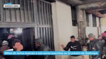 Sirios buscan en la prisión de Saidnaya a sus familiares desaparecidos