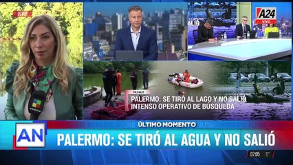 Palermo: se tiró al agua del lago Regatas y no salió