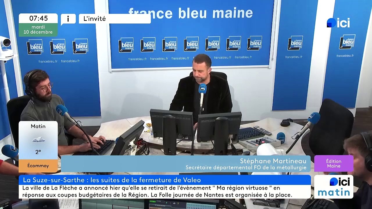 L'invité de la rédaction : Stéphane Martineau, secrétaire départemental FO de la metallurgie