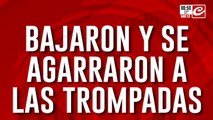 Estados alterados: se agarraron a las trompadas por un mínimo incidente de tránsito