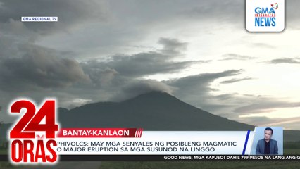 PHIVOLCS - May mga senyales ng posibleng magmatic o major eruption sa mga susunod na linggo | 24 Oras