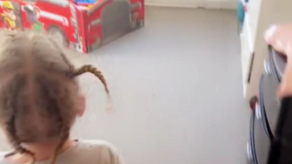 Little boy finds that elf has turned his Spider-Man shirt into a cozy blanket