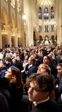 Les premiers visiteurs émerveillés par Notre-Dame