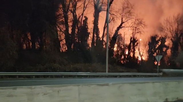 Man shares his view of the intense fire that destroyed Baltimore's Camp Small
