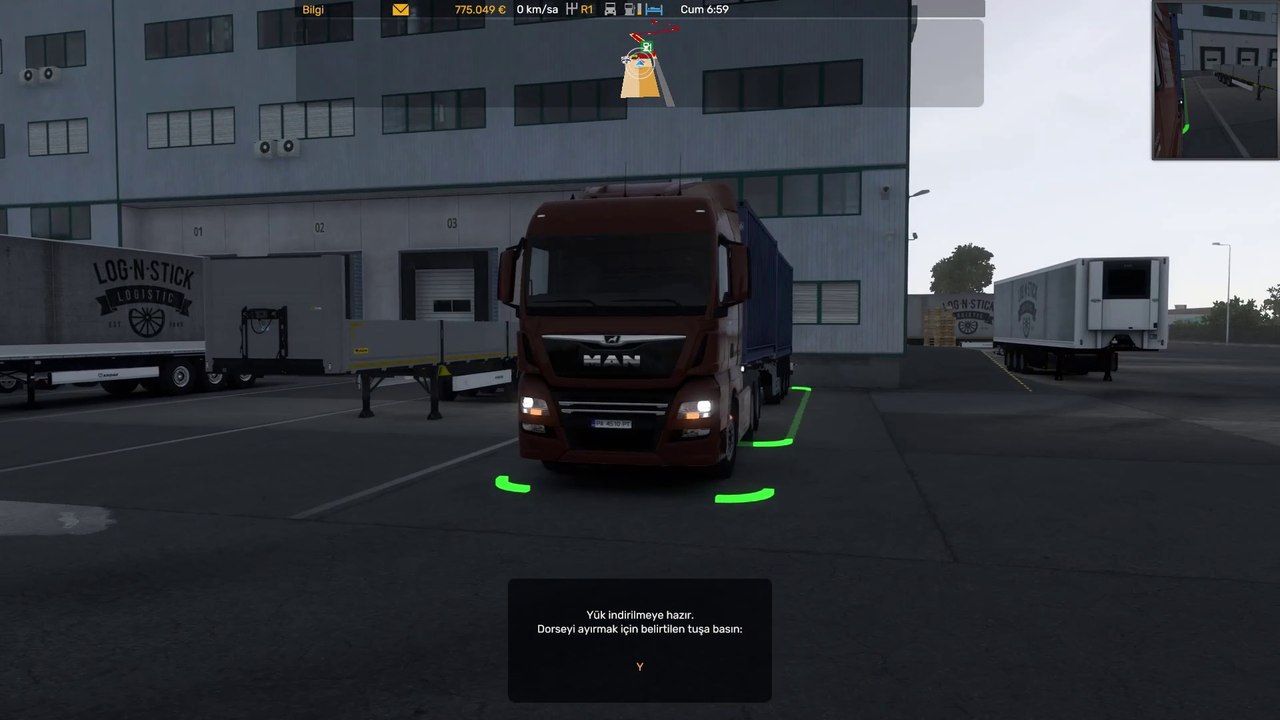 Plastic Film Roll - Delivery from Tirnova City to Galati City - #Man #Trucks - Euro Truck Simulator 2