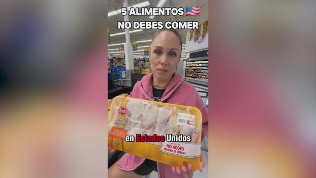 Una española desvela los cinco alimentos que no debes consumir en Estados Unidos