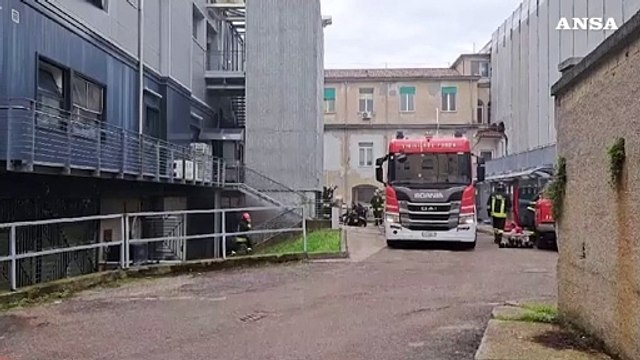 Vicenza, Incendio nella lavanderia dell'ospedale: sospesi gli interventi