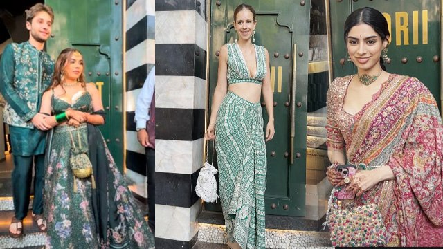 Aaliyah Kashyap Sangeet Ceremony: Khushi Kapoor,Vedang Raina,Kalki & Many Celebs..|