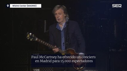 Paul McCartney triunfa en el Wizink Center de Madrid