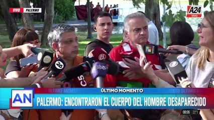 🚨 HALLAN EL CUERPO DEL HOMBRE DESAPARECIDO EN LAGO REGATA DE PALERMO