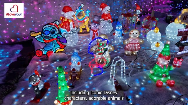 I visited the stunning Winterbourne Wonderland near Bristol - it has over 100,000 lights!