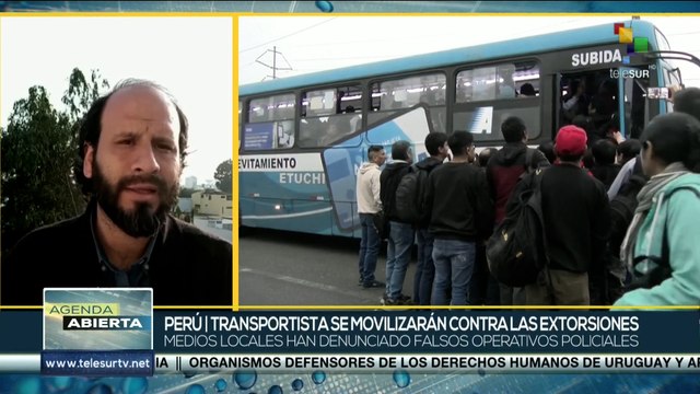 Transportistas peruanos se movilizarán contra las extorsiones