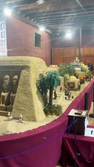 El belén de La Laguna recibe la visita de uno de los artistas del momento