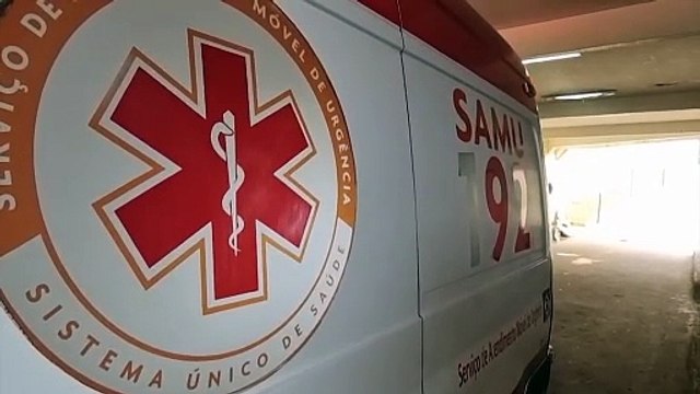 Acidente entre moto e caminhão mobiliza socorristas do Samu no 14 de Novembro