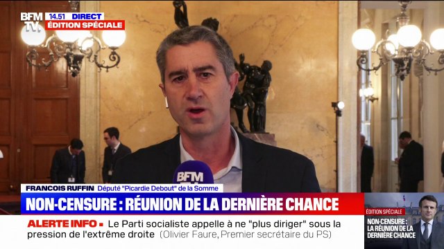 Consultations à l'Élysée: Je pense qu'on doit s'affranchir du président de la République , estime François Ruffin, député Écologiste et social
