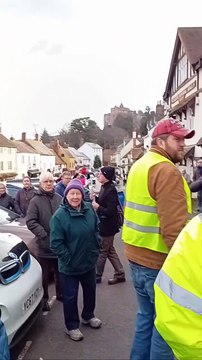 The Medieval Baebes procession for Dunster Winter Festival filmed by Jenny Fender.