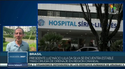 Presidente Lula Da Silva confirma que se encuentra estable tras operación