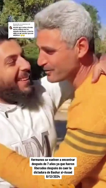 Los hermanos se vuelven a encontrar después de 7 años de separación en Alepo después de que las facciones de la oposición tomara el control