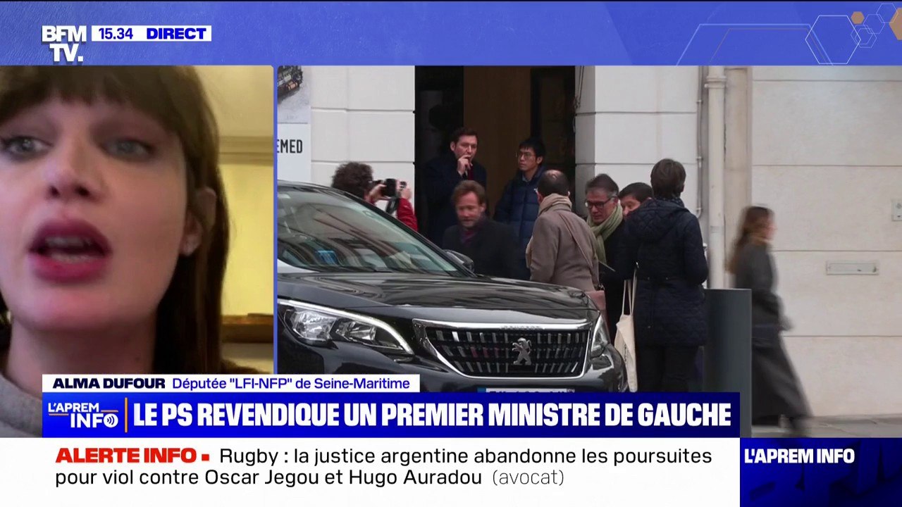 Consultations à l'Élysée: "Je pense que nos électeurs sont fiers que nous ne cédions pas", estime Alma Dufour (LFI)