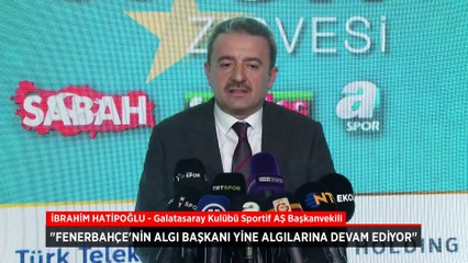 'Fenerbahçe'nin algı başkanı' Galatasaray'dan Acun Ilıcalı'ya yanıt: