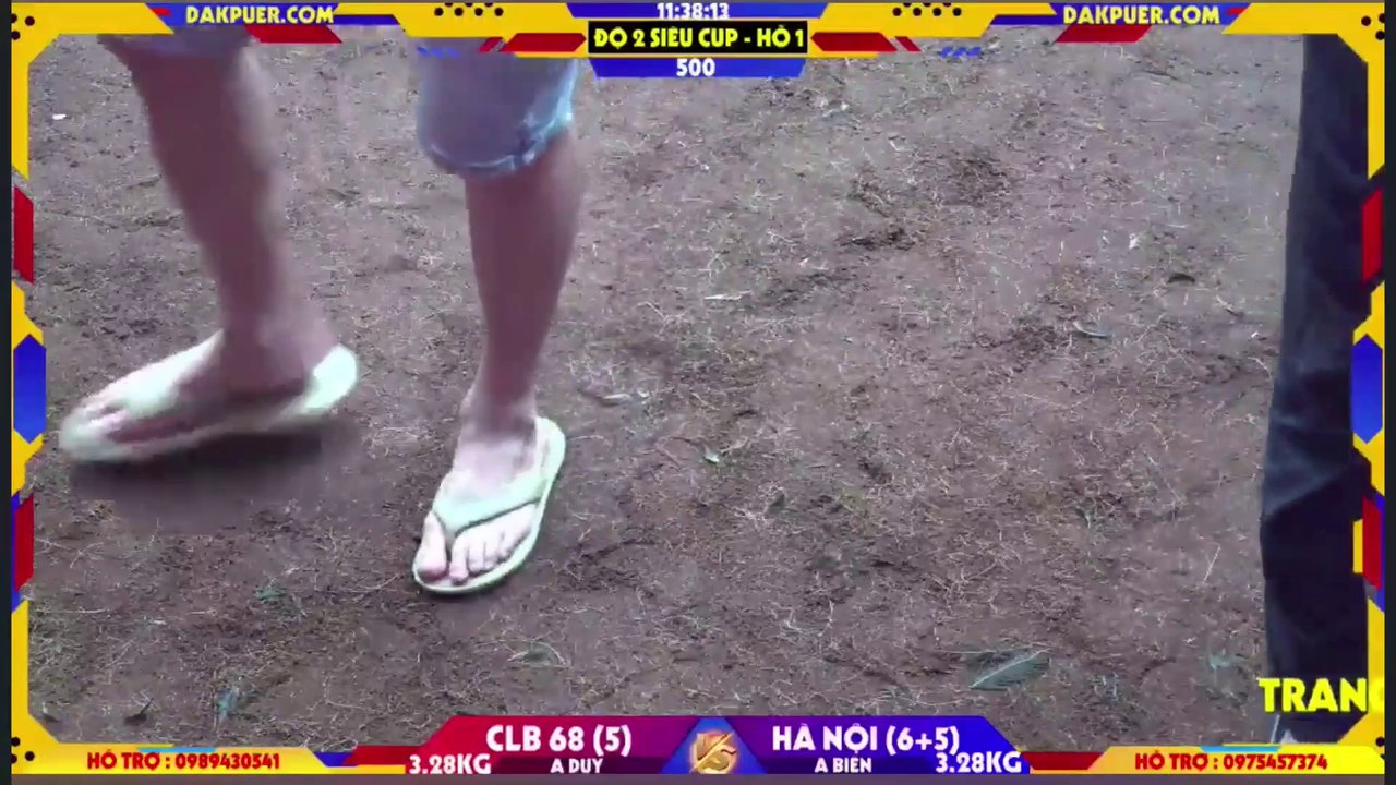 Siêu cúp 500 giữa CLB 68 và Hà Nội hồ 1