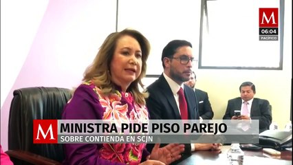 Yasmín Esquivel pide piso parejo sobre contienda en la Suprema Corte